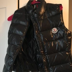 Moncler authentic black kids vest
